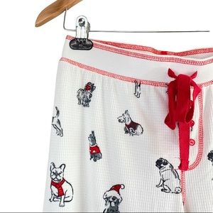 NWT PJ Salvage Henley Flannel Holiday Dog Jogger Lounge Pants Pajama Bottoms S